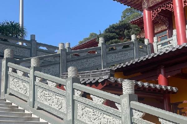 大连古建仿古石栏杆定制 案例 2